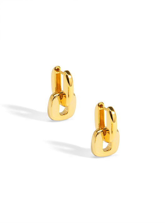 Square Link 2-In-1 Earring