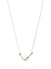 Threaded Needle Pendant Necklace