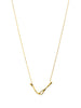 Threaded Needle Pendant Necklace