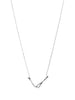 Threaded Needle Pendant Necklace