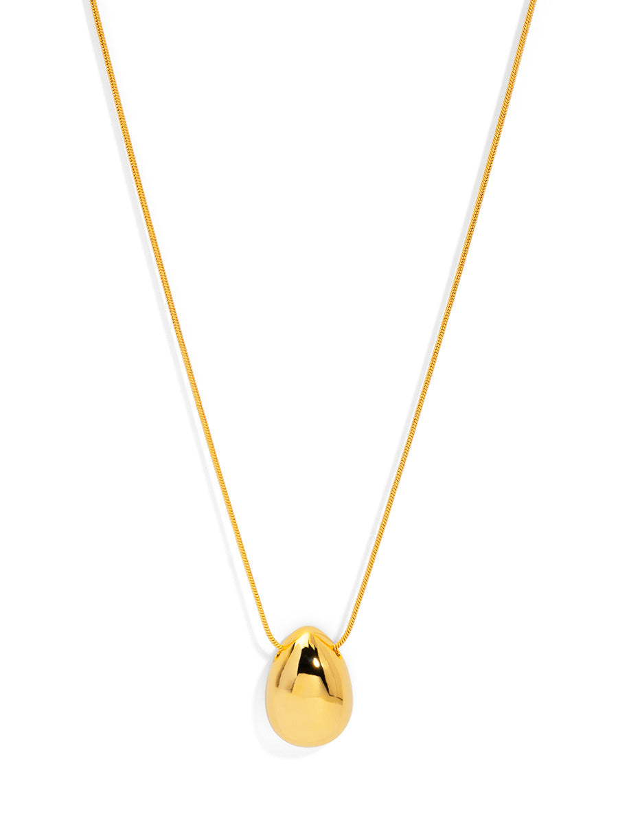 Teardrop Charm Short Necklace