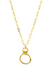 Knotted Charm Pendant Necklace