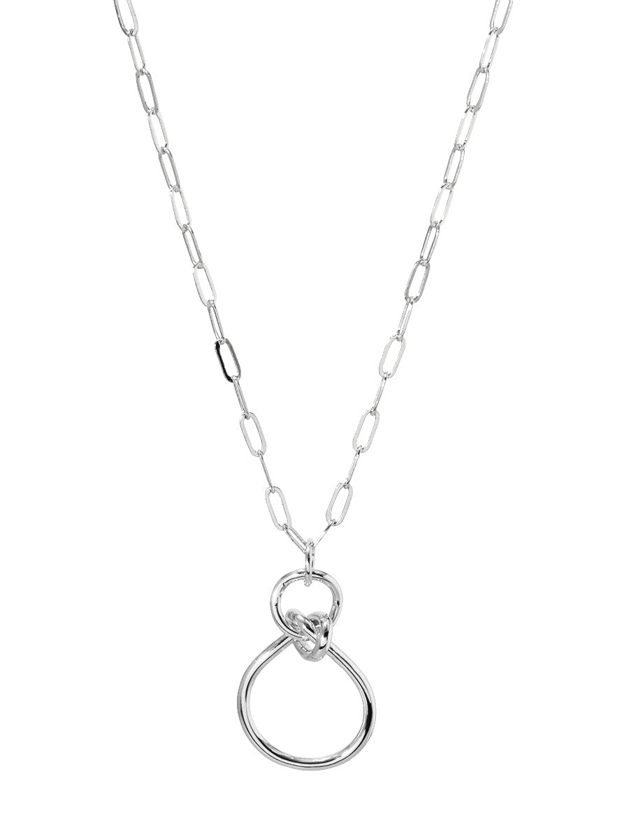 Knotted Charm Pendant Necklace