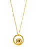 Ball Ring Charm Pendant Necklace