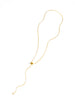 Orbit Sphere Lariat Necklace