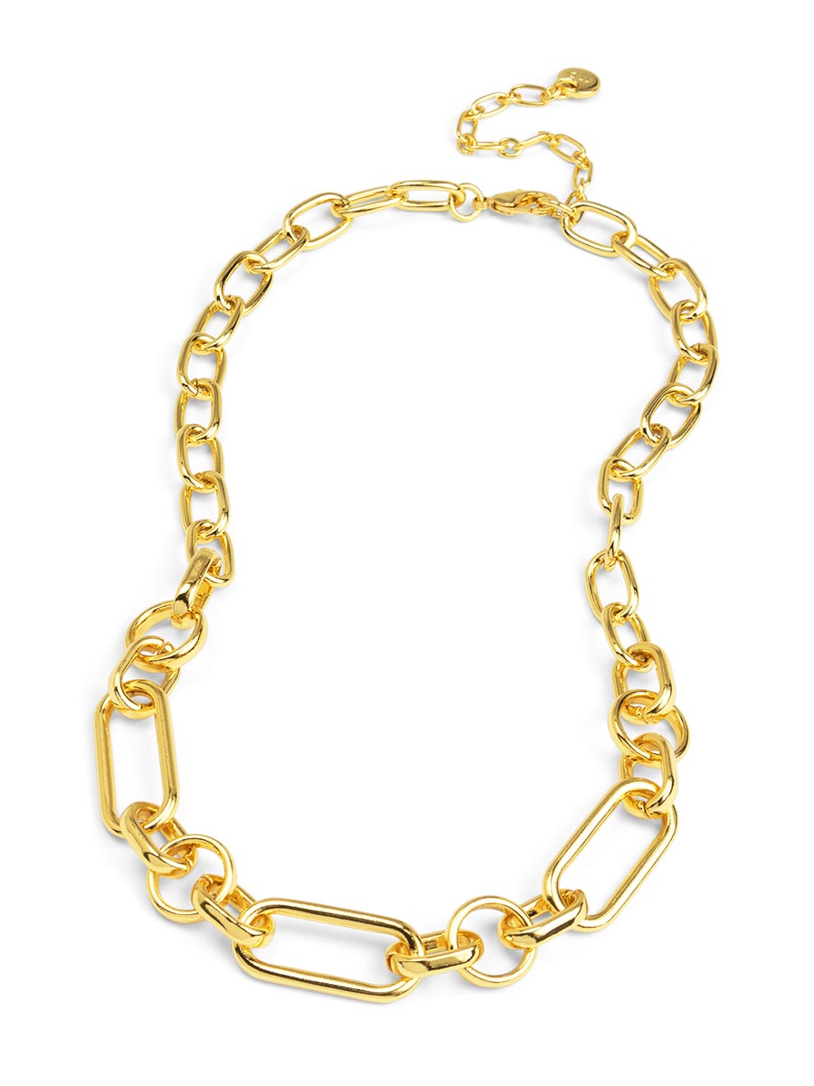 Mixed Chain Chunky Necklace