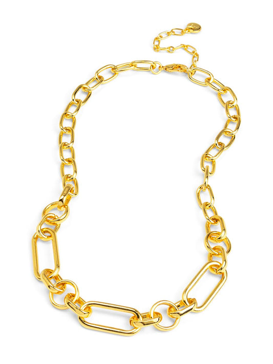 Mixed Chain Chunky Necklace