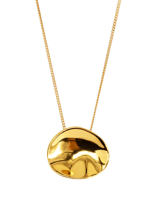 Molten Pendant Short Necklace