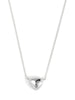 Puffy Triangle Pendant Necklace