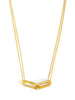 Interlocked Pavé Link Necklace
