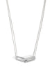 Interlocked Pavé Link Necklace