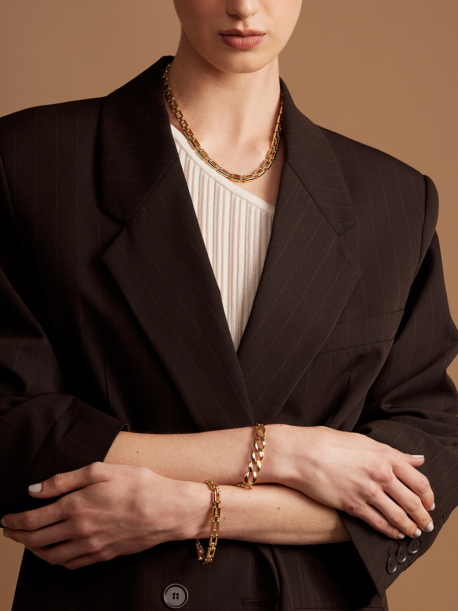 Time Link Magnet Necklace