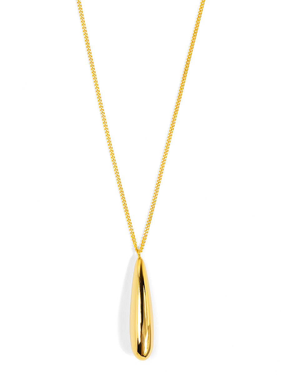 Tapered Drop Pendant Necklace