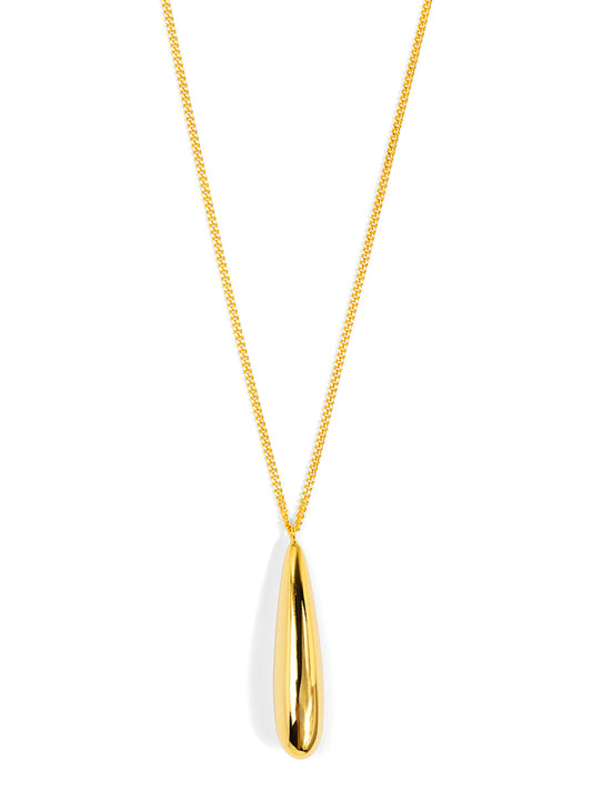Tapered Drop Pendant Necklace