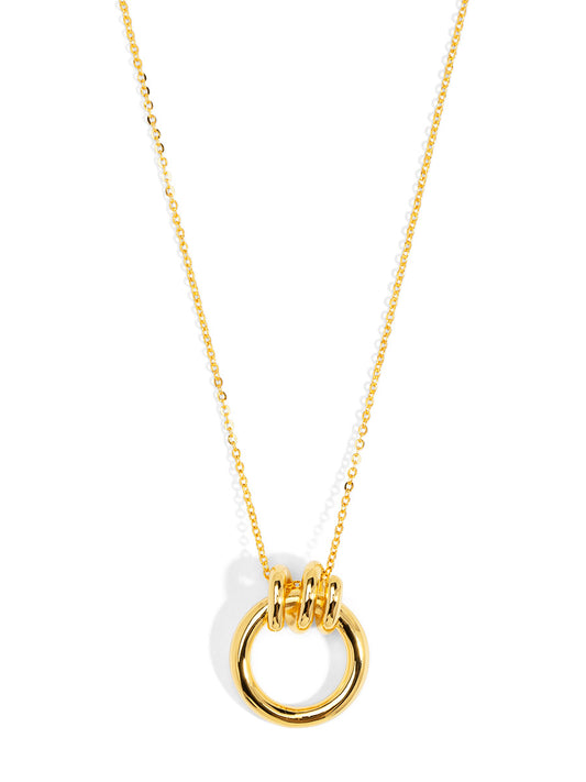 Doorknocker Pendant Short Necklace