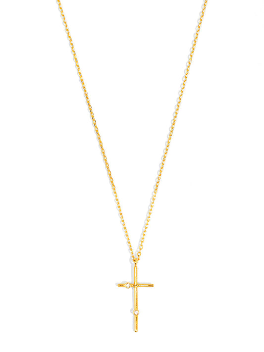 Accent Cross Pendant Necklace