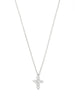 Crystal Cross Pendant Short Necklace