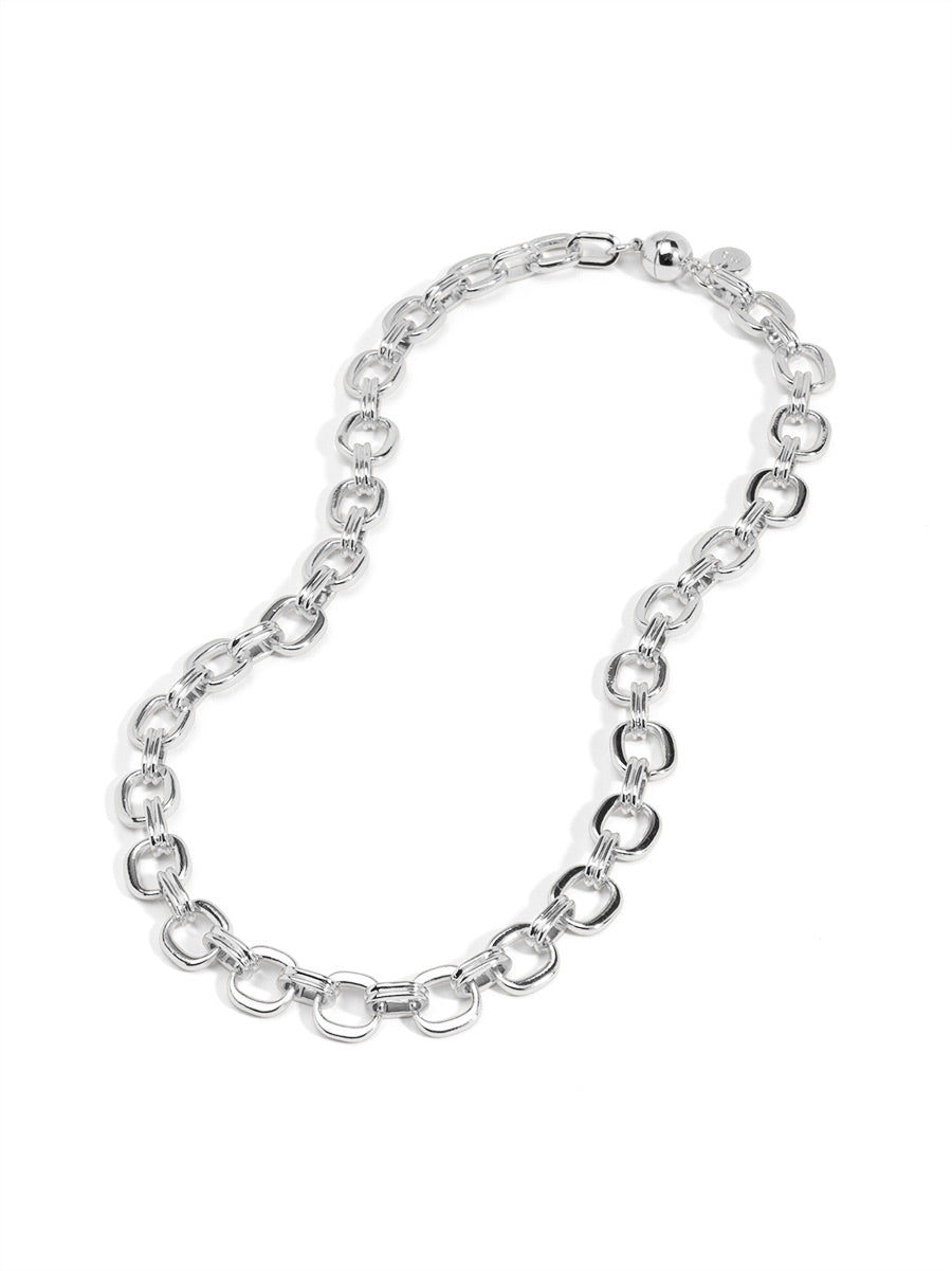 Square Link Magnet Necklace
