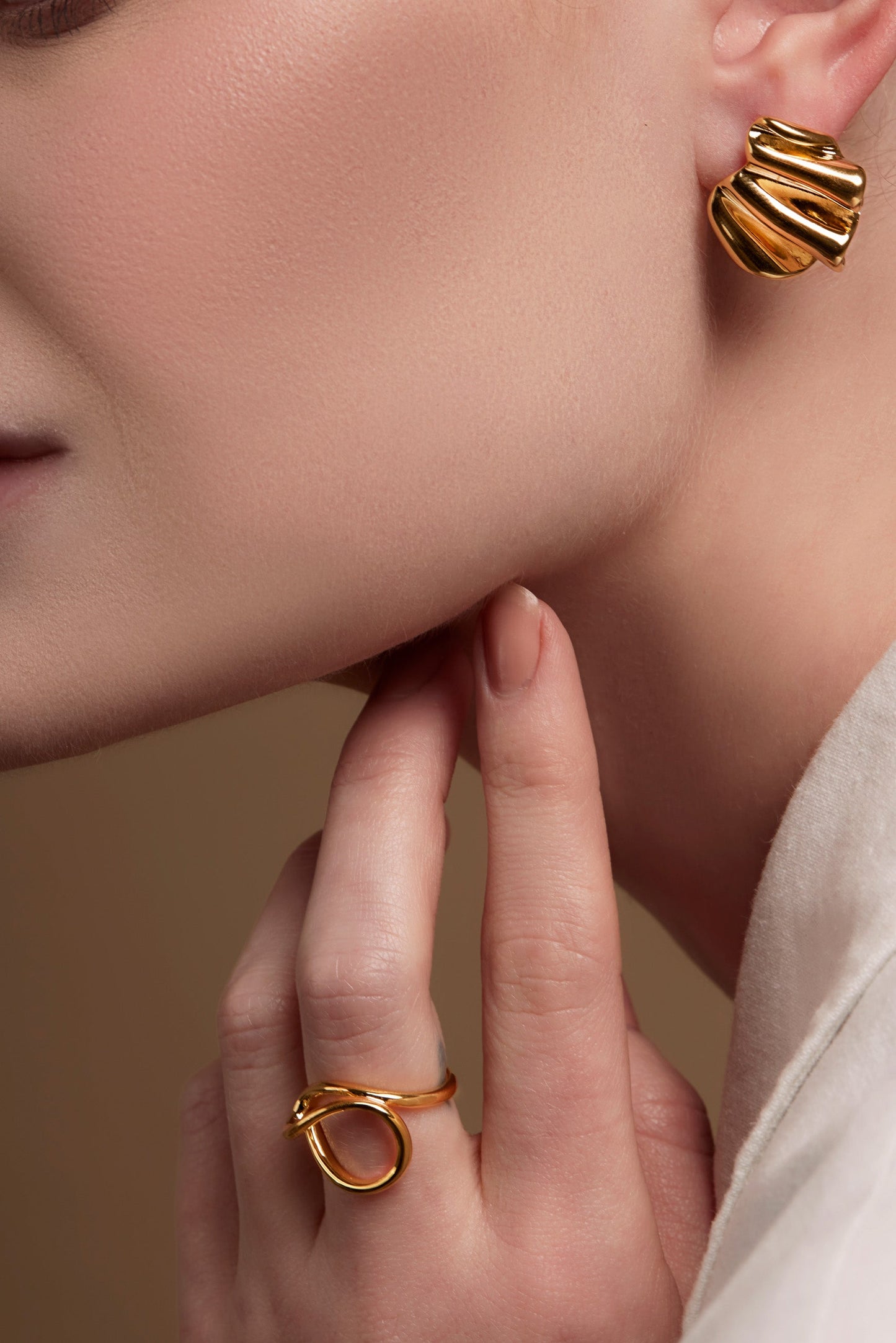 Double Loop Adjustable Ring