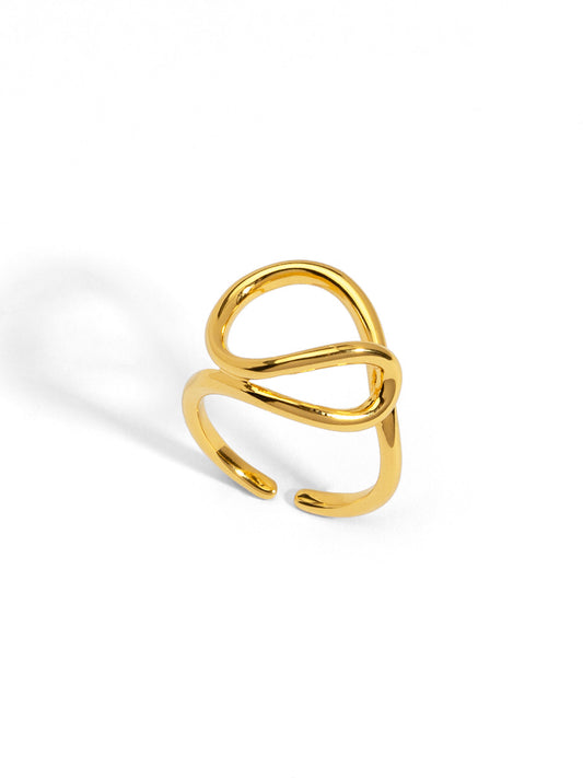 Double Loop Adjustable Ring