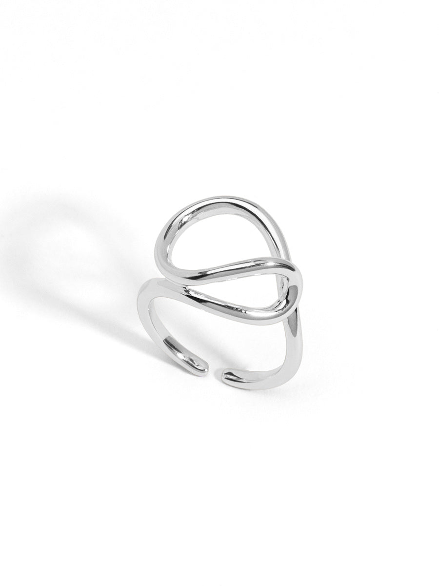 Double Loop Adjustable Ring