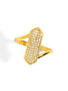 Pave Hexagon Ring