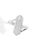 Pave Hexagon Ring