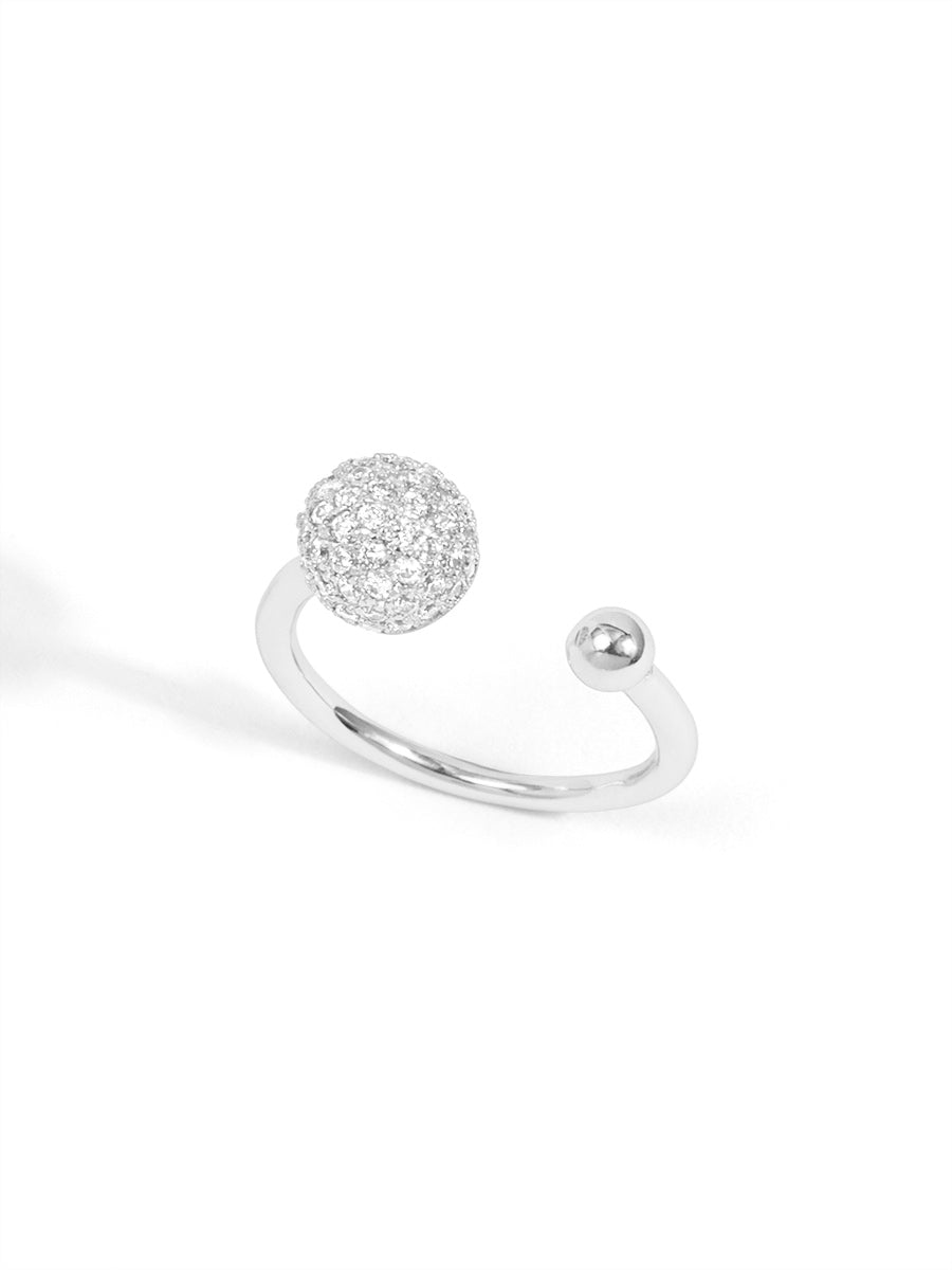 Pavé Orb Open Ring