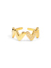 Zigzag Heart Pavé Ring